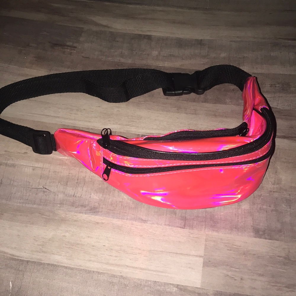 Shiny Pink Fanny Pack